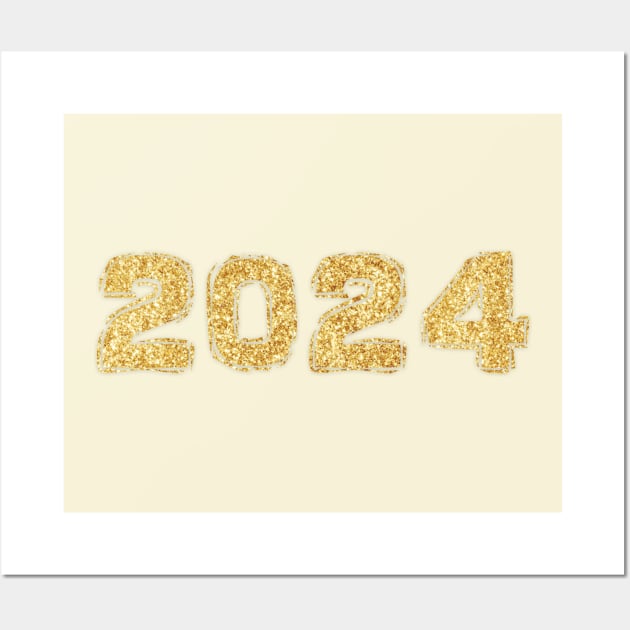 Gold 2024 Wall Art by sarahnash